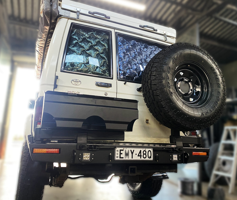 Thorburns Troopcarrier Rear Bar - 75/78 Series
