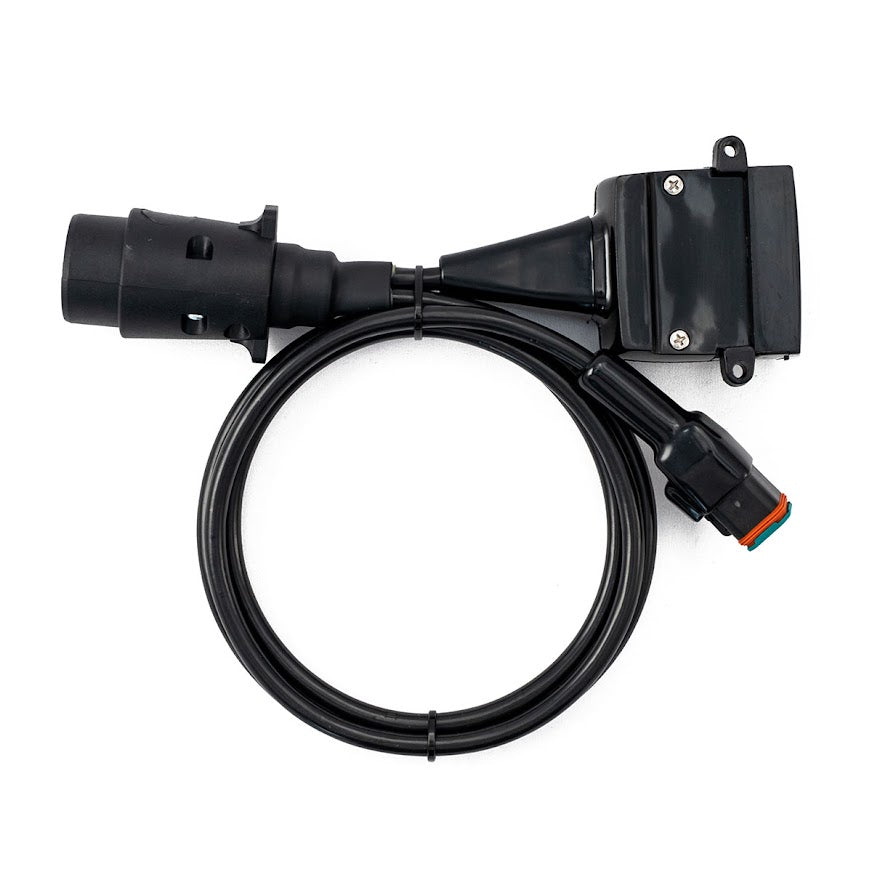 Elecbrakes - Adapter Large Round 7 pin to Flat 12 pin socket