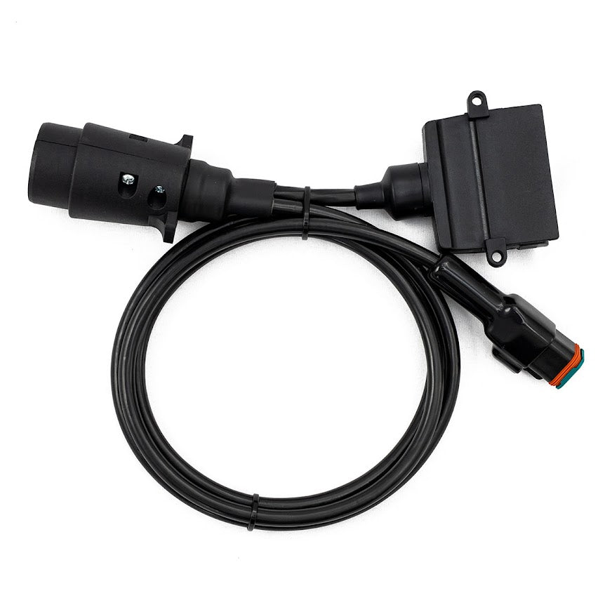 Elecbrakes - Adapter Large Round 7 pin to Flat 7 pin Socket