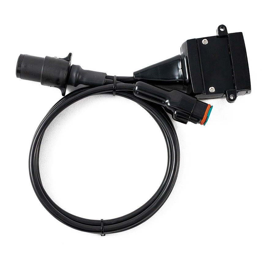 Elecbrakes - Adapter Small Round 7 pin to 12 Pin Flat Socket