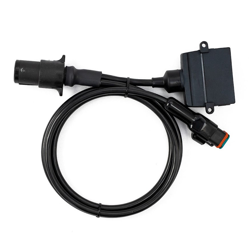 Elecbrakes - Adapter Small Round 7 pin to Flat 7 pin socket