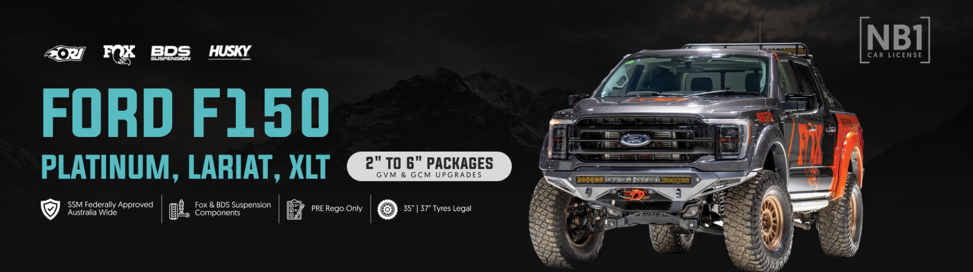 Ford F-150 GVM upgrade packages