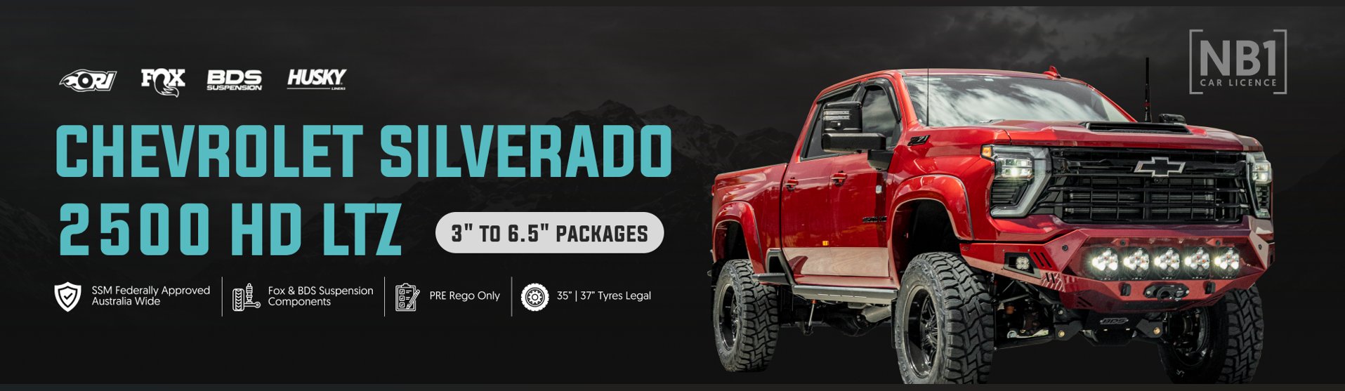 Chevy Silverado 2500HD GVM upgrade packages
