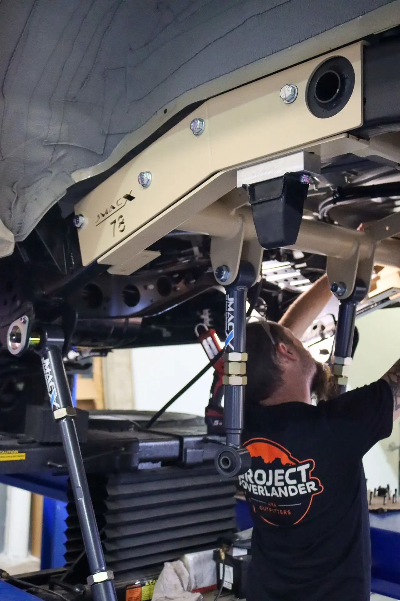 JMACX GVM upgrade LandCruiser 78 Series Troopy fitted at Project Overlander