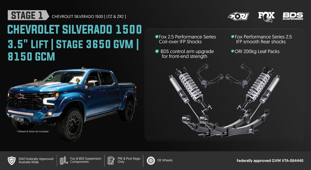 ORI Chevrolet Silverado 1500 GVM Stage 1: The Weekender Fami