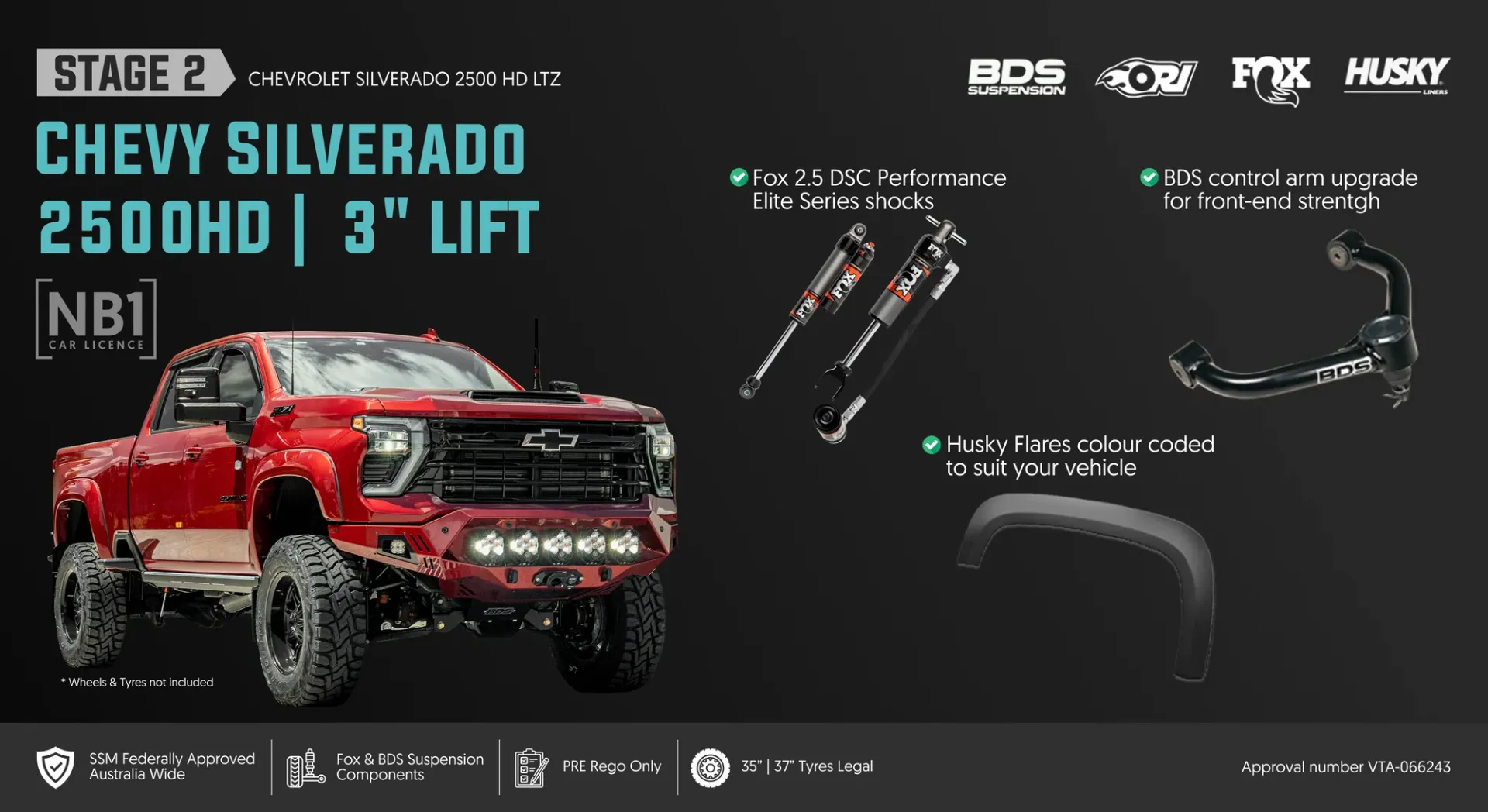 ORI - Stage 2: The Heavy Hitter 3" Upgrade
